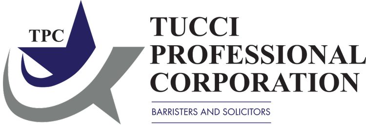 Tucci Professional Corporation, Barristers and Solicitors